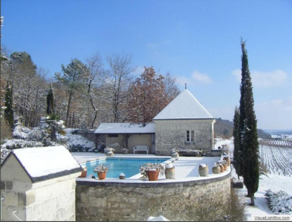Domaine Beausejour Bed & Breakfast Panzoult Bagian luar foto